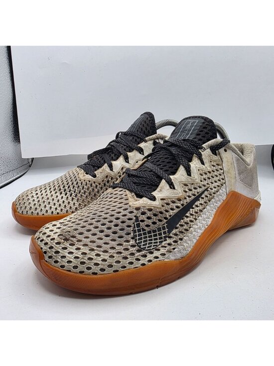Nike Metcon 6 By You Mens Size 9 White Gum Brown Training Shoes DA2894-991 main image 4